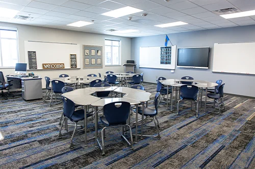 A school science lab