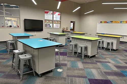 A school science lab