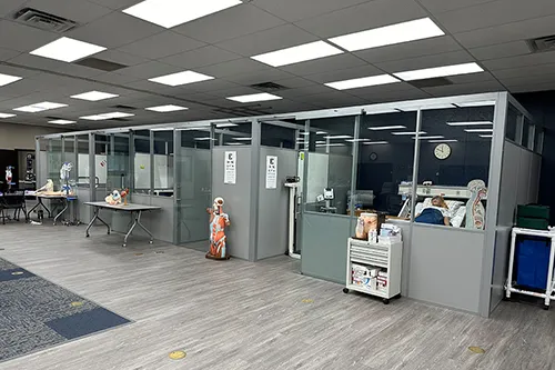 A school science lab